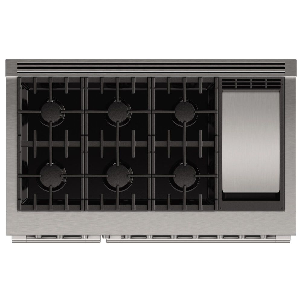 Fisher &amp; Paykel 48&quot; Freestanding Liquid Propan Gas Range with 6 Burners and Griddle in Stainless Steel, , large