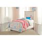 Ashley Willowton Twin Panel Headboard in Whitewash, , large