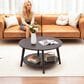 FDW 31.5" Round Coffee Table in Grey, , large