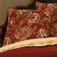 J. Queen New York Montecito 26" Square Euro Pillow Sham in Red, , large