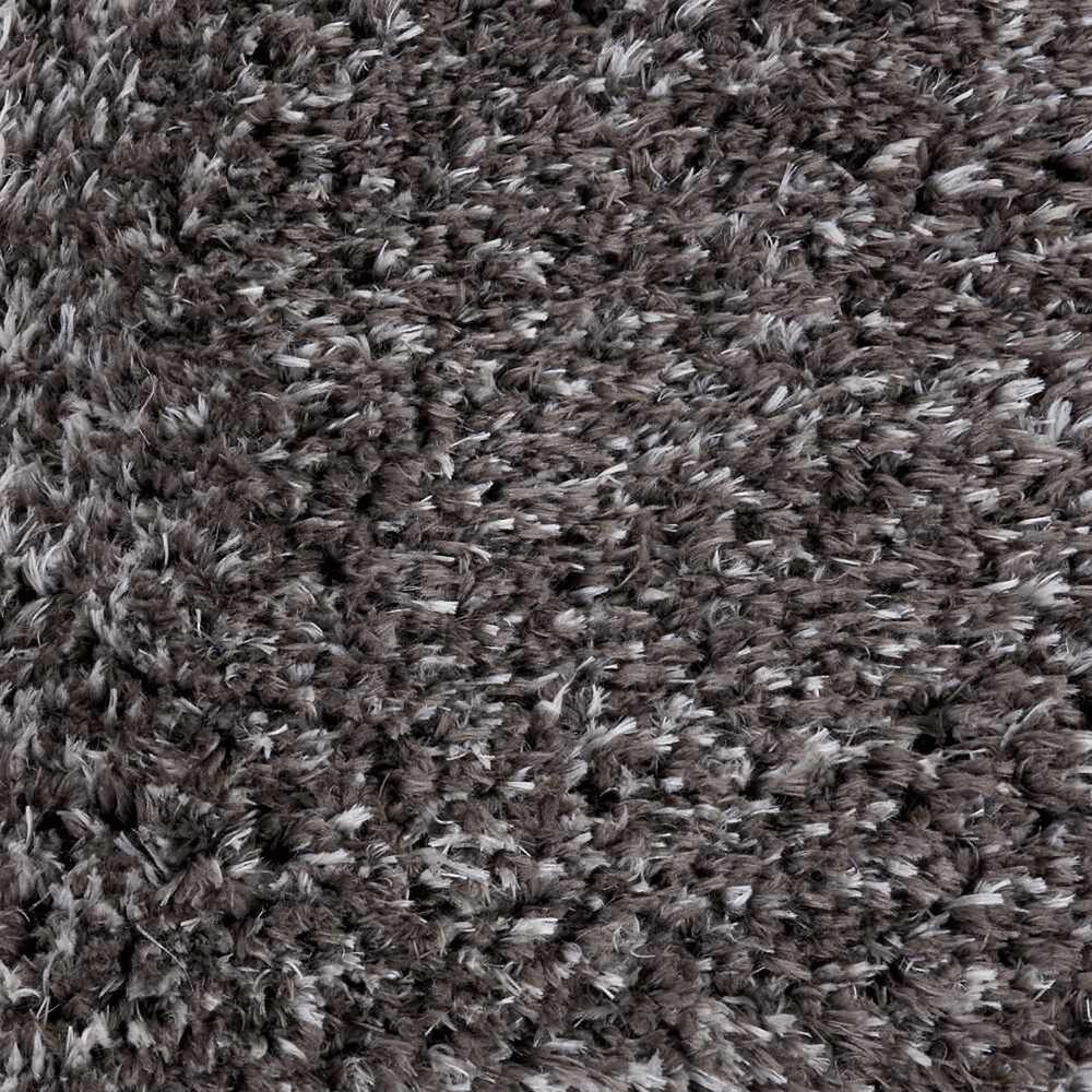 Nourison Luxe Shag 2&#39;2&quot; x 7&#39;6&quot; Charcoal Runner, , large