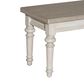 Belle Furnishings Heartland Bench in White, , large