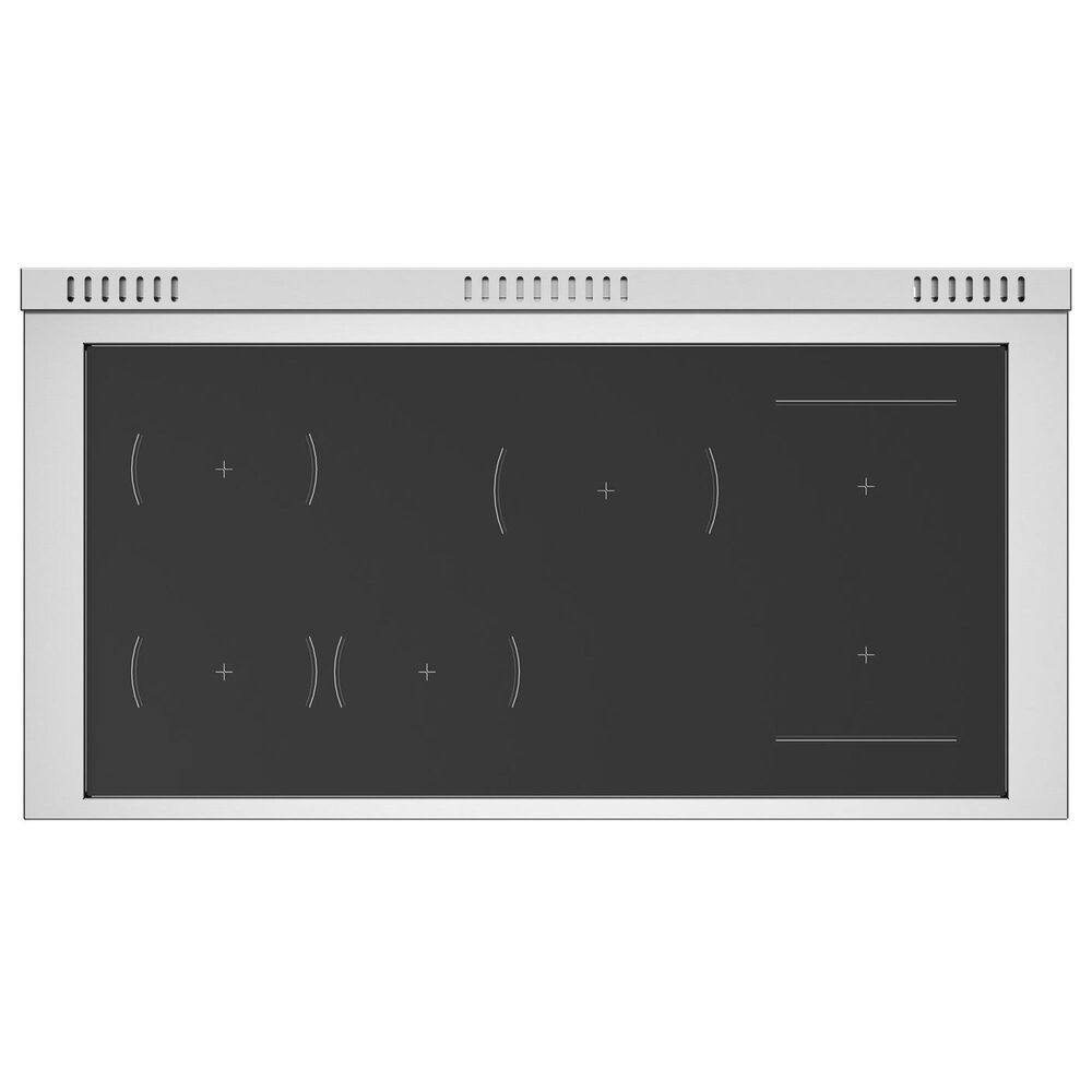 Bertazzoni Heritage Series 36" Dual Fuel Range with 6 Brass Burner in Stainless Steel and Gold, , large