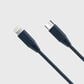The Mighty Mount 2 Meter Rugged Braided USB Type C Cable in Navy Blue, , large