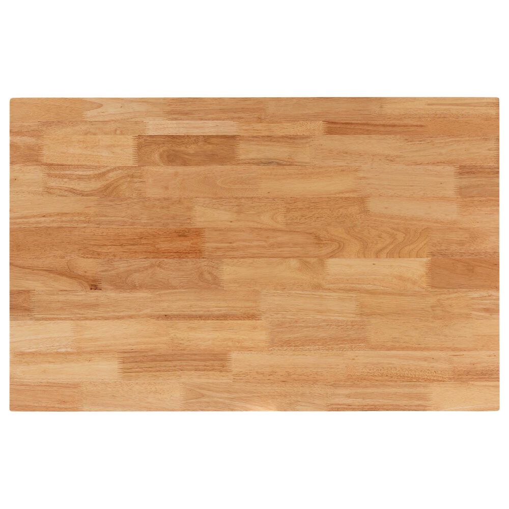 Baxton Studio Eveline Dining Table in Natural Brown - Table Only, , large