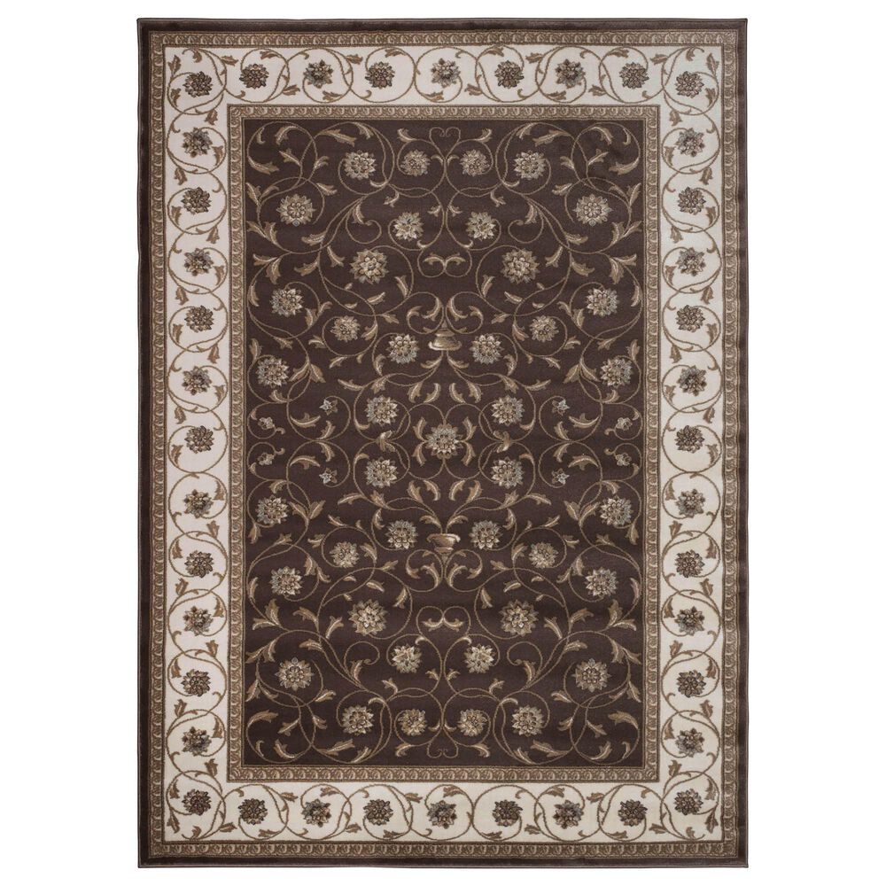 Radici USA Pisa 3743 Brown 7"10" x 10"6" Area Rug, , large