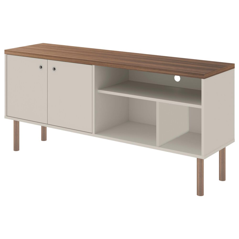 Dayton Windsor 53.54" TV Stand in Off White/Nature, , large