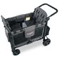 Wonderfold Elite Quad Stroller Wagon in Charcoal Gray, , large