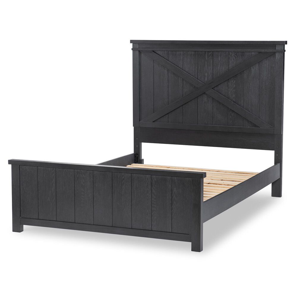 Legacy Classic Flatiron 4-Piece Full Trundle Bedroom Set in Midnight, , large