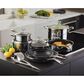 Circulon 10-Piece Tri-Ply Clad Nonstick Cookware Set with 2-Piece Bonus Utensil Set in Stainless Steel, , large