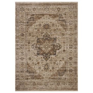 Loloi Haywood Natural and Bark 11"6" x 15"7" Area Rug, , large