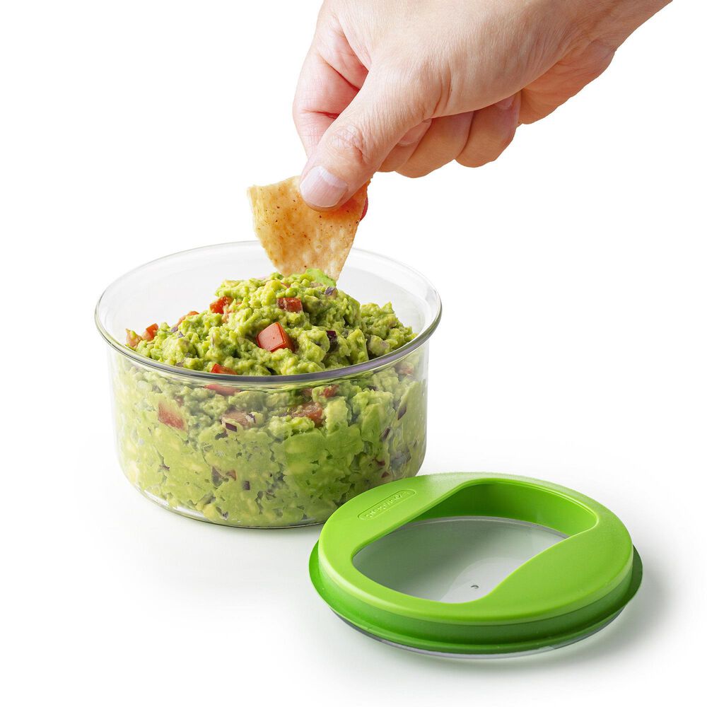 Progressive 2-Cup Guacamole ProKeeper in Clear and Green, , large