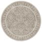 Rifle Paper Co. x Loloi Maison 5" Round Bough Natural Area Rug, , large