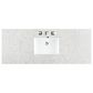 James Martin Vanities Amberly 60" Single Bathroom Vanity in Walnut with 3 cm Eternal Jasmine Pearl Quartz Top and Rectangular Sink, , large