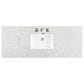 James Martin Vanities Amberly 60" Single Bathroom Vanity in Walnut with 3 cm Eternal Jasmine Pearl Quartz Top and Rectangular Sink, , large