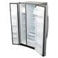 GE Appliances 23 Cu. Ft. Side by Side Refrigerator with External Dispenser in Fingerprint Resistant Stainless Steel, , large