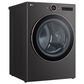 LG 7.4 Cu. Ft. Ultra Large Capacity Electric Dryer with Sensor Dry In Black, , large