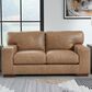 Signature Design by Ashley Lombardia Stationary Loveseat in Tumbleweed, , large