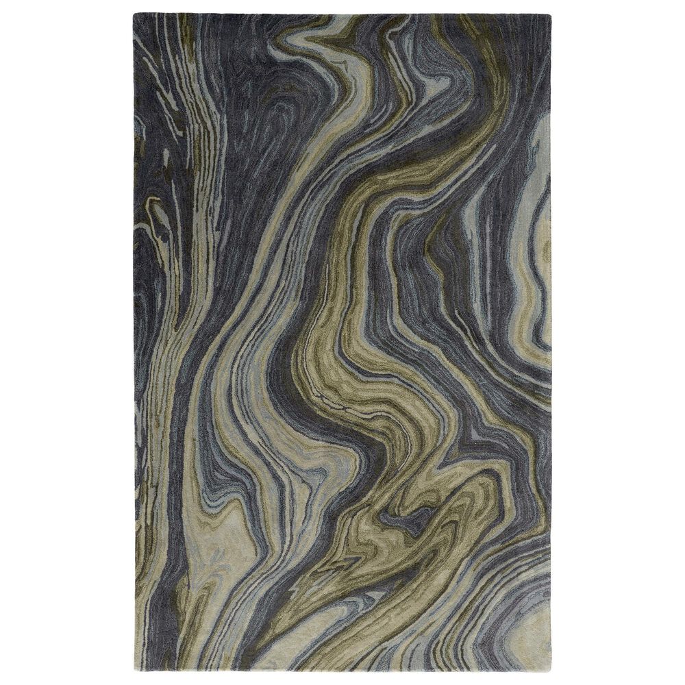 Feizy Amira 3"6" x 5"6" Blue and Green Area Rug, , large