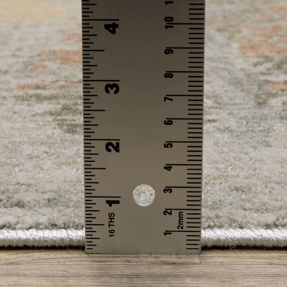Oriental Weavers Mallory Grey and Multicolor 2&#39;3&quot; x 7&#39;6&quot; Runner, , large