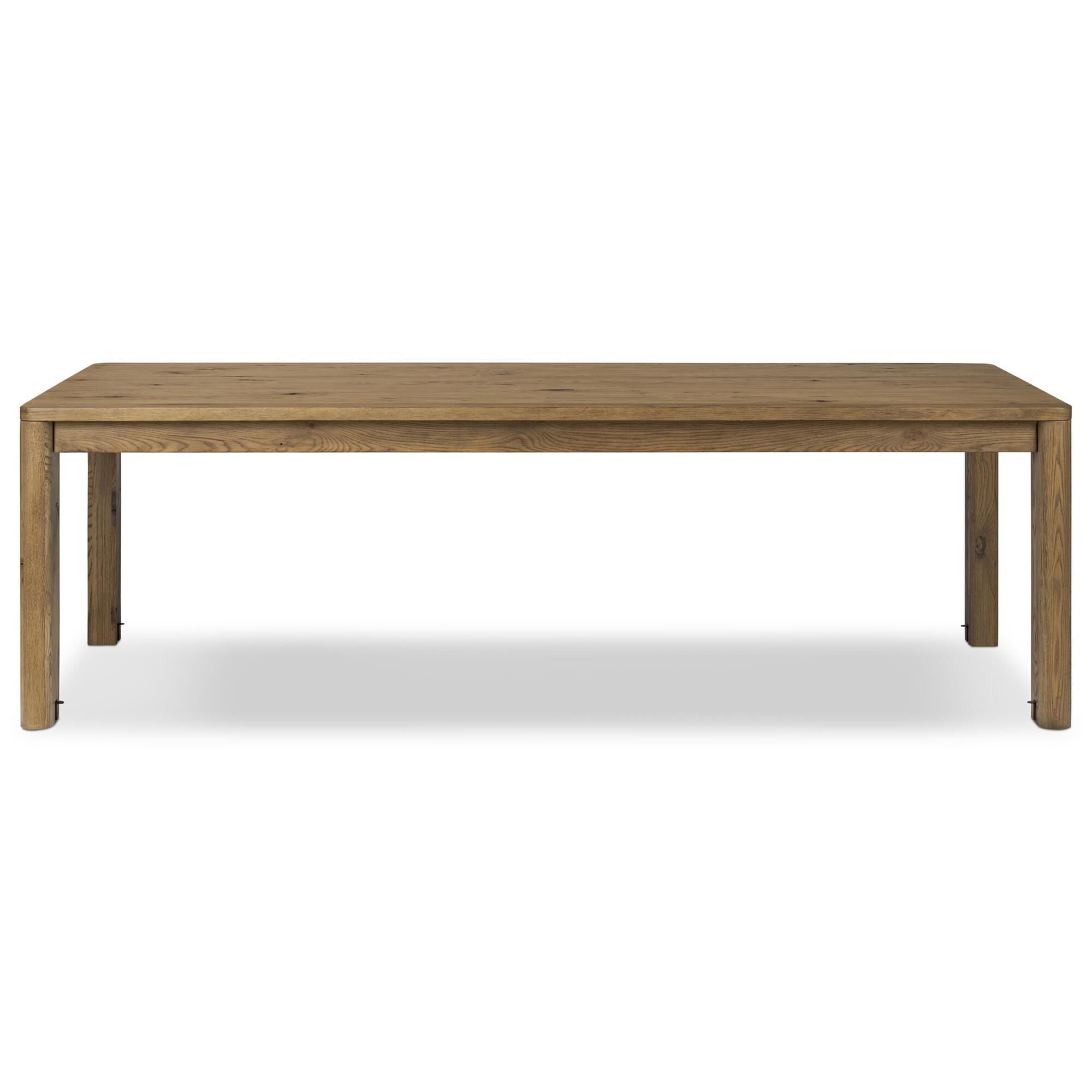 Four Hands Noeline Double Extension Dining Table in Resawn Worn
