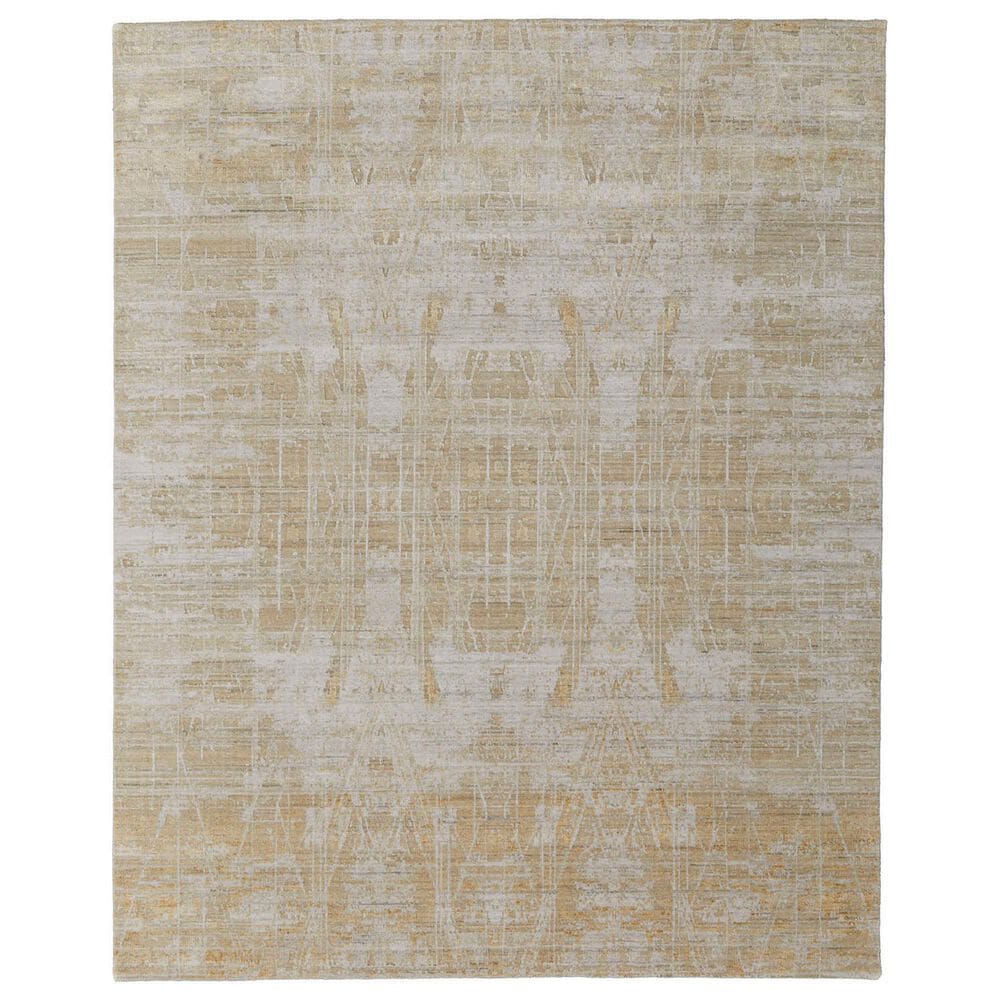 Feizy Eastfield 69FPF 8" x 10" Gold and Ivory Area Rug, , large