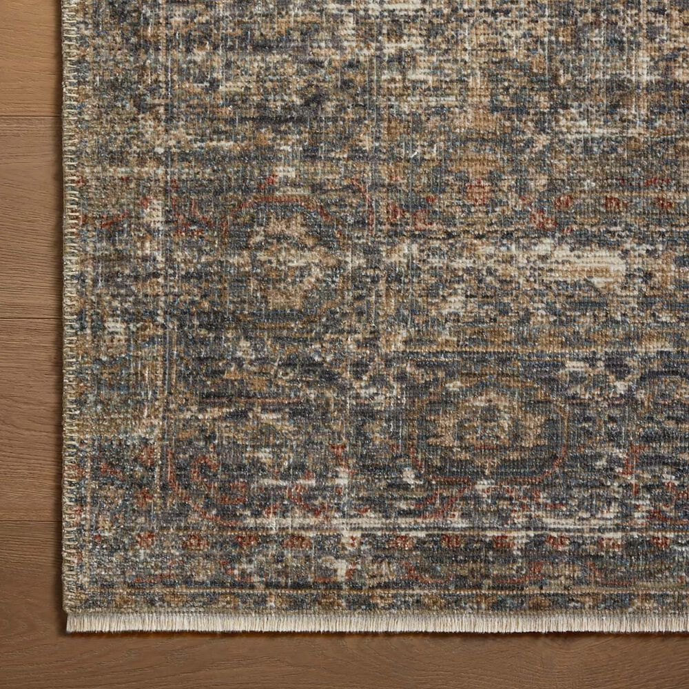 Loloi Heritage 4&#39; x 8&#39; Midnight and Multicolor Area Rug, , large