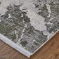 Feizy Cadiz 39N6F 2"2" x 3"2" Green and Ivory Area Rug, , large