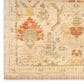 Nourison Antique Bloom Taupe and Multicolor 9" x 12" Area Rug, , large