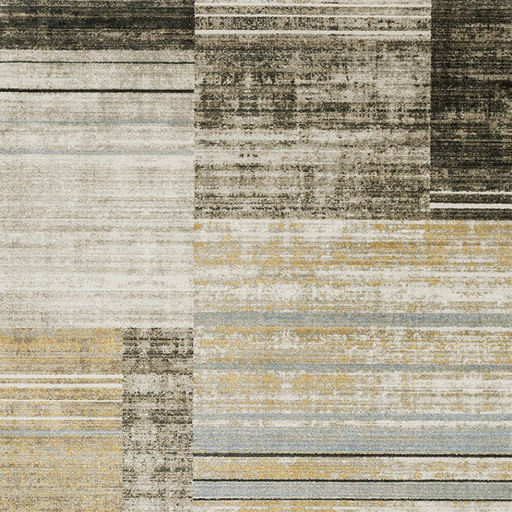 Oriental Weavers Bauer Geometric Lines 9&#39;10&quot; x 12&#39;10&quot; Beige Area Rug, , large