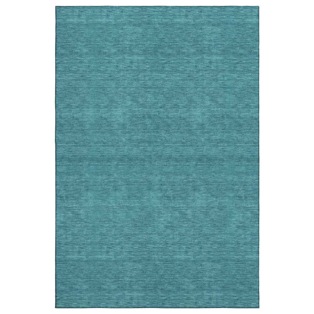 Dalyn Rug Company Soft Essentials Turquoise 10" x 14" Area Rug, , large
