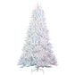 The Gerson Company 7.5" Parkview Pine Artificial Christmas Tree with Multicolored LED Lights in White, , large