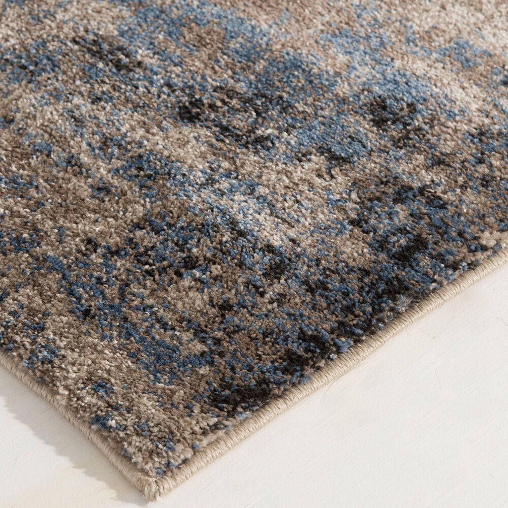 Central Oriental Structures Torrent Torsten 7&#39;10&quot; x 9&#39;10&quot; Dusk and Multicolor Area Rug, , large