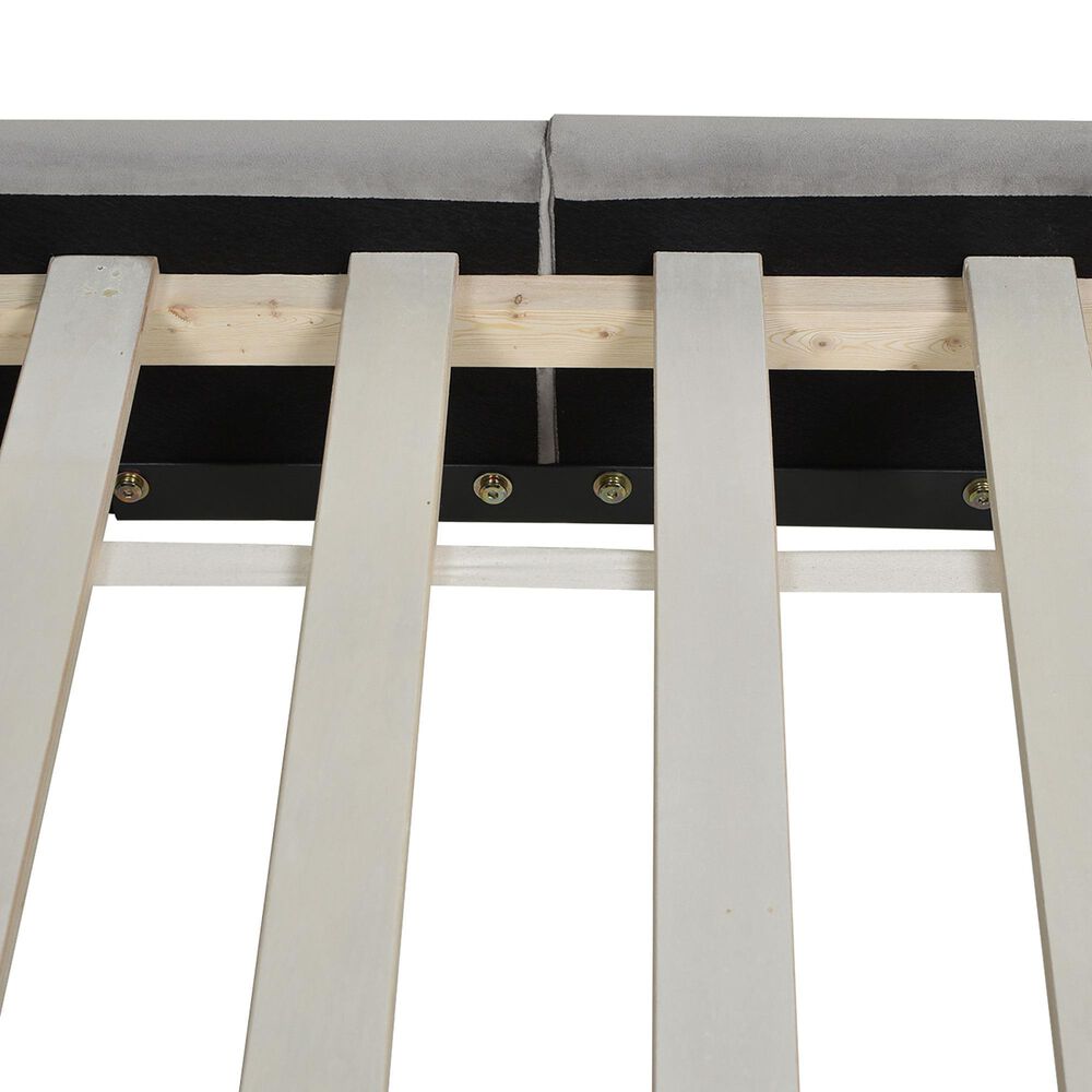 Jennifer Taylor Home Manhattan King Platform Bed in Opal Grey, , large