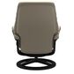 Stressless Sunrise Large Chair and Ottoman in Paloma Grey, , large