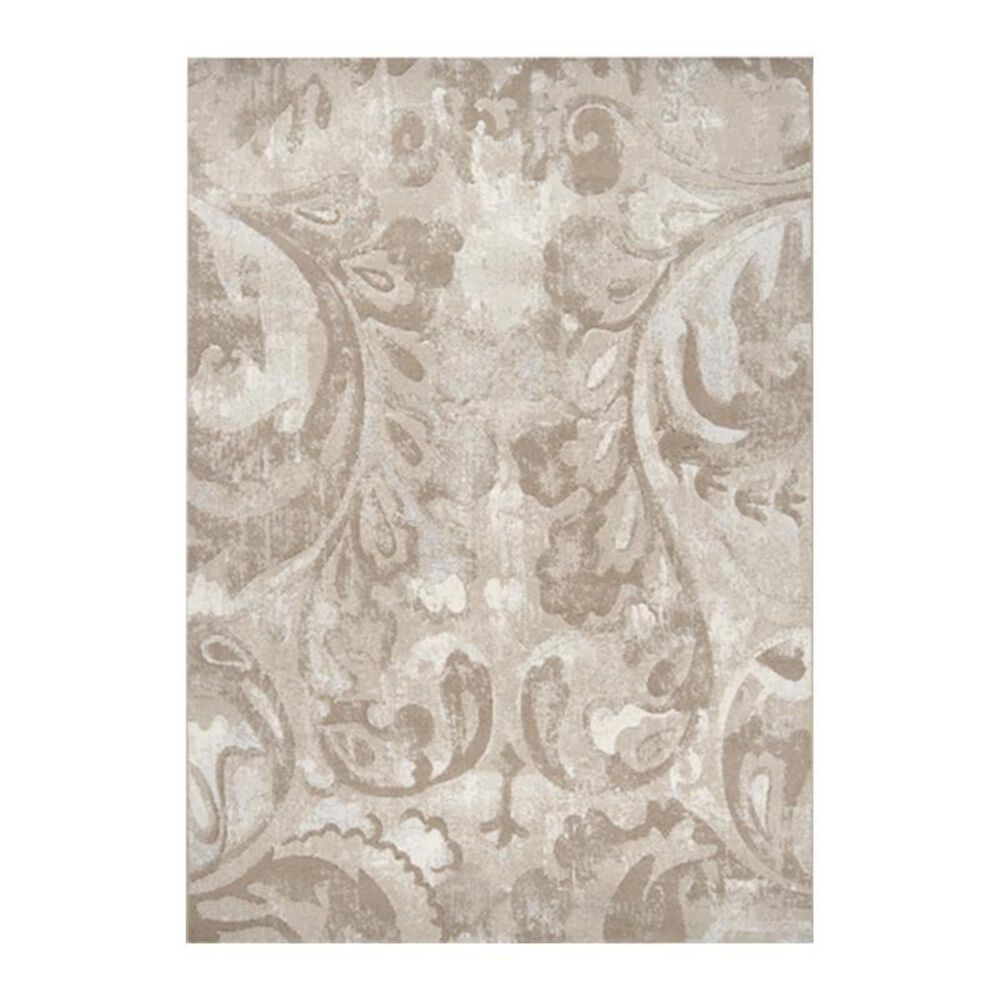 Surya Contempo CPO-3706 2" x 3" White, Cream and Brown Scatter Rug, , large