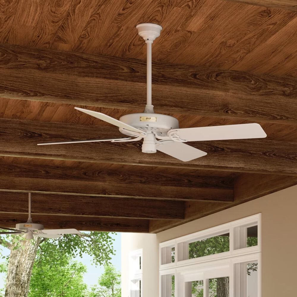 Hunter Original 52&quot; Outdoor Ceiling Fan in White, , large