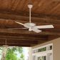 Hunter Original 52" Outdoor Ceiling Fan in White, , large