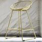 CosmoLiving by Cosmopolitan Ellis Wire Counter Stool in Gold, , large