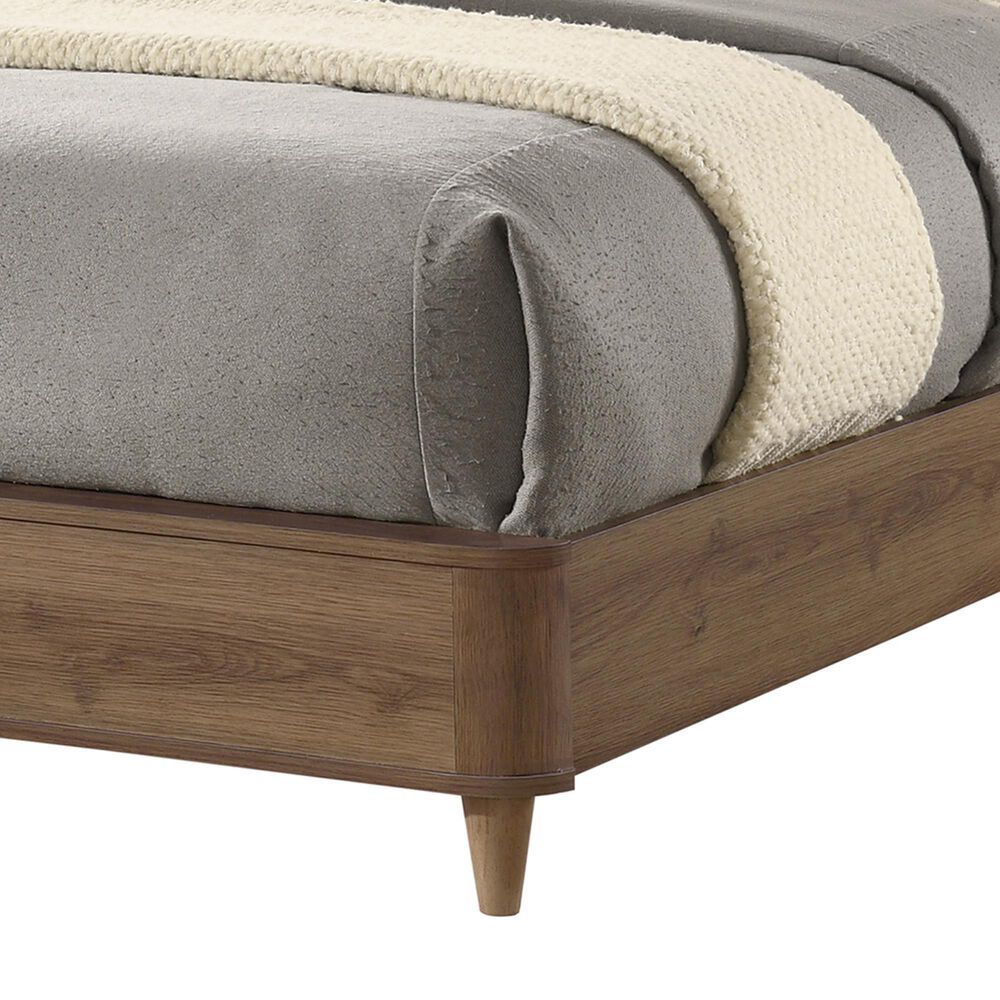 Crown Mark Nyomi Queen Panel Bed in Light Brown, , large