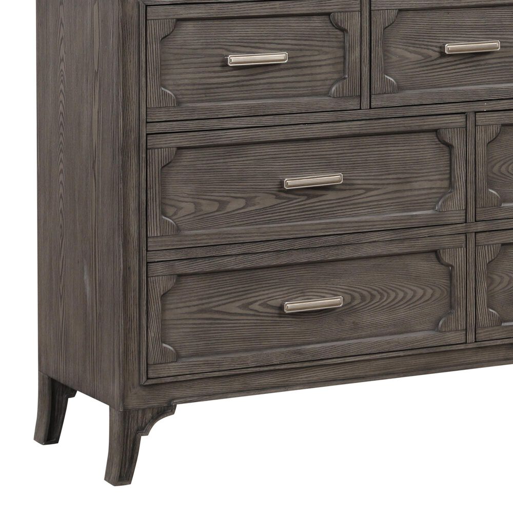 New Heritage Design Lisbon 7-Drawer Dresser in Gray and White, , large