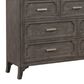 New Heritage Design Lisbon 7-Drawer Dresser in Gray and White, , large