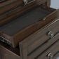 Mayberry Hill Kingston 4-Piece Queen Bedroom Set in Rich Walnut, , large