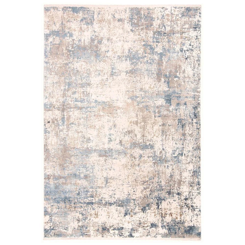 Feizy Cadiz 12" x 18" Blue and Ivory Area Rug, , large