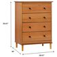 Walker Edison Spencer 4-Drawer Dresser in Walnut, , large
