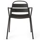 Hearth and Haven Terra Nova 3-Piece Outdoor Bistro Set in Matte Black, , large