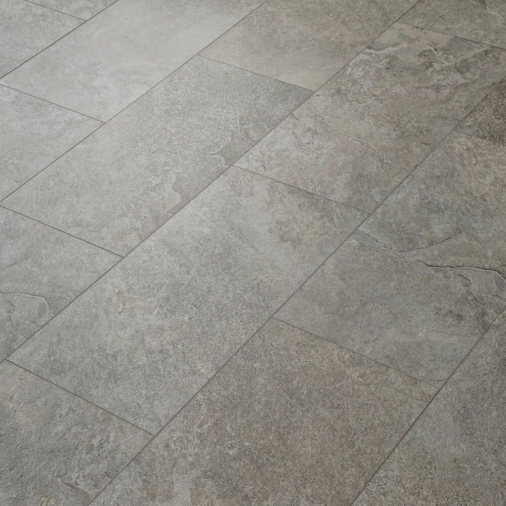 COREtec Balanced Retreat Mineral Gray Slate 12" x 24" Luxury Vinyl Tile, , large