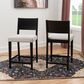 Linon Home Decor Cadence Counter Stool in Black, , large