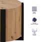 Steve Silver Furniture Darcie End Table in Natural and Black, , large