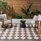 Nourison Positano Geometric Natural 6" x 9" Indoor/Outdoor Area Rug, , large